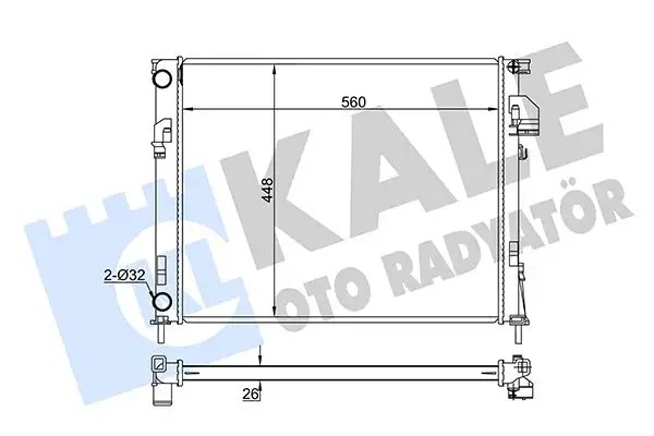 KALE 351035 Radyatör resmi