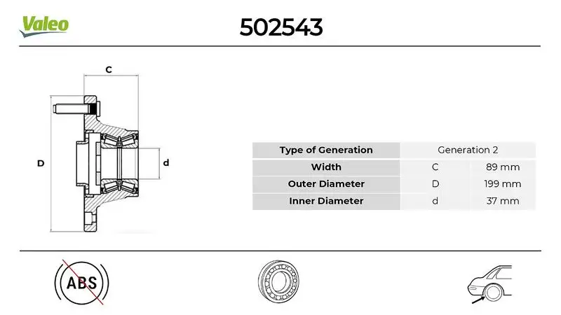 VALEO 502543 Arka Poyra resmi