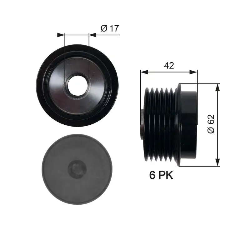 GATES OAP7152 Alternatör Kasnağı 274150T021 resmi
