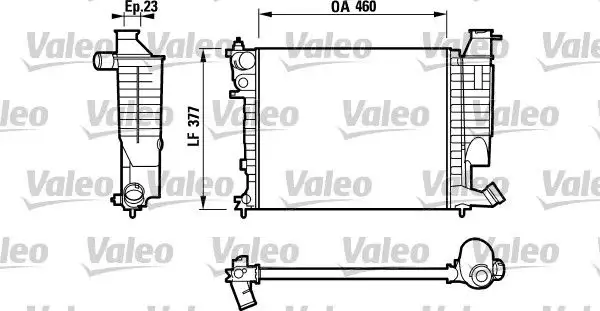 VALEO 732534 Radyatör resmi