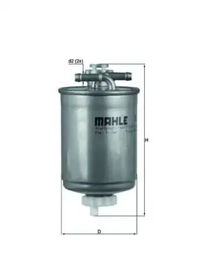 MAHLE KL103 Yakıt Filtresi 6K0127401H resmi