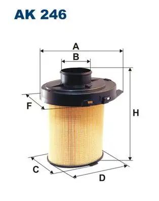 FILTRON AK246 Hava Filtresi resmi