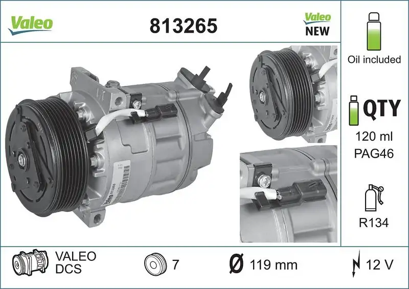 VALEO 813265 Klima Kompresörü resmi