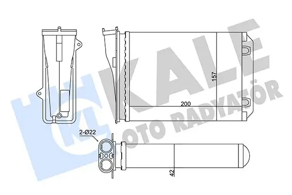 KALE 356125 Kalorifer Radyatörü 1608182480 resmi