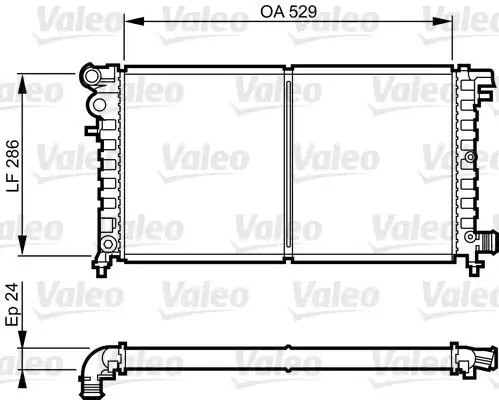 VALEO 731530 Radyatör resmi
