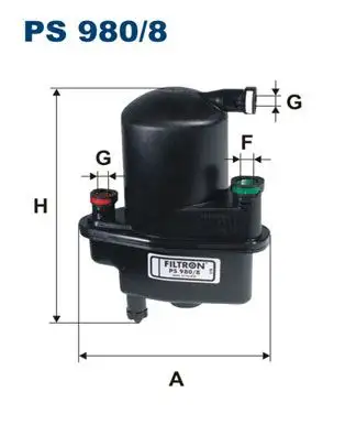 FILTRON PS980/8 Yakıt Filtresi resmi