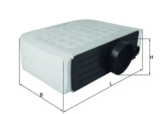 MAHLE LX3233/6 Hava Filtresi 4M0133843C resmi