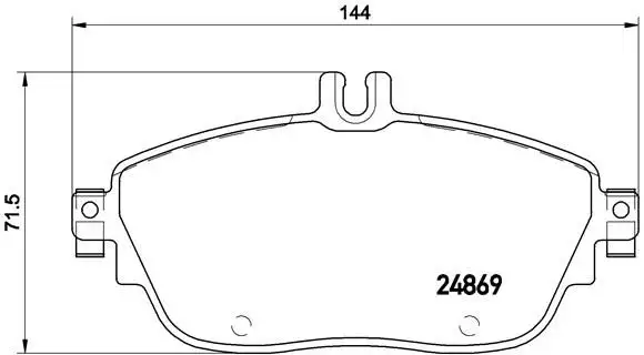 BREMBO P50093 Ön Fren Balatası resmi