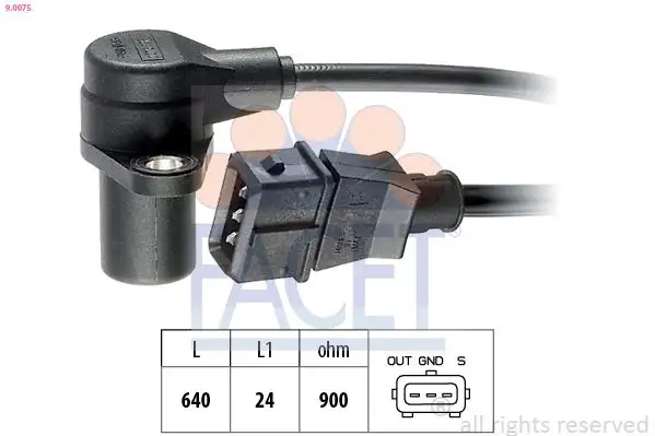 FACET 9.0075 Krank Sensörü 7799032 resmi