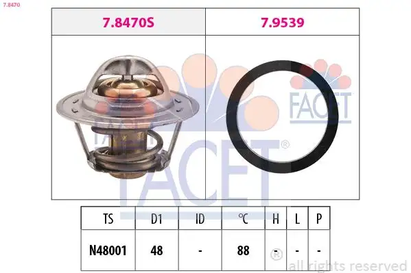 FACET 7.8470 Termostat resmi
