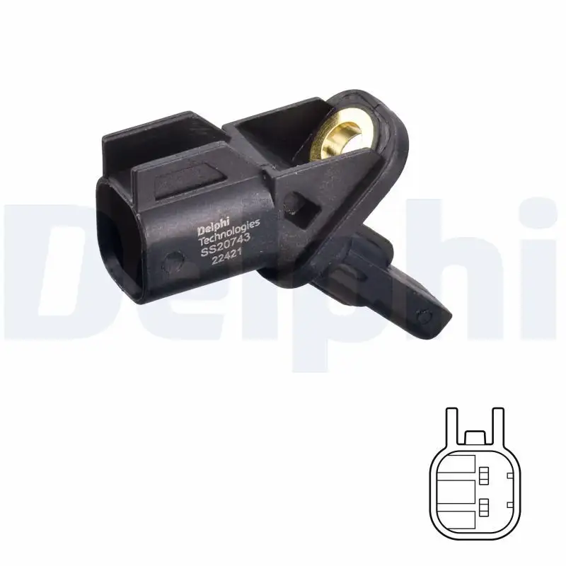 DELPHI SS20743 ABS Hız Sensörü (Ön) resmi