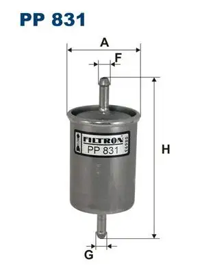 FILTRON PP831 Yakıt Filtresi resmi