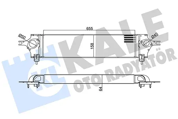 KALE 342350 Turbo Radyatörü 14461JD50A resmi