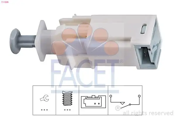 FACET 7.1226 Debriyaj Pedal Müşiri 51798630 resmi