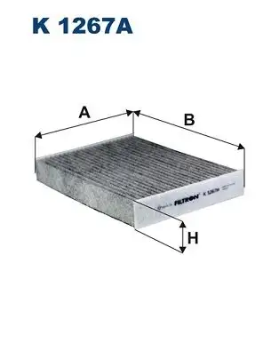 FILTRON K1267A Polen Filtresi (Karbonlu) resmi