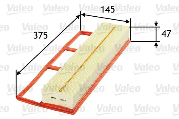 VALEO 585075 Hava Filtresi resmi