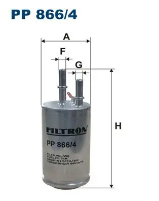 FILTRON PP866/4 Yakıt Filtresi resmi