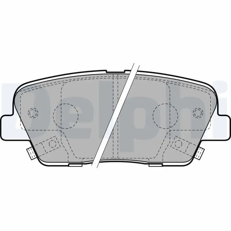 DELPHI LP2202 Arka Fren Balatası resmi
