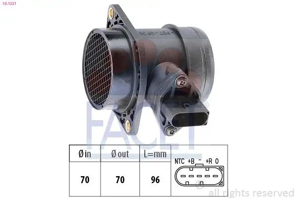 FACET 10.1221 Hava Debimetresi 06A906461GV resmi