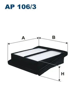 FILTRON AP106/3 Hava Filtresi 17220PWAJ10 resmi