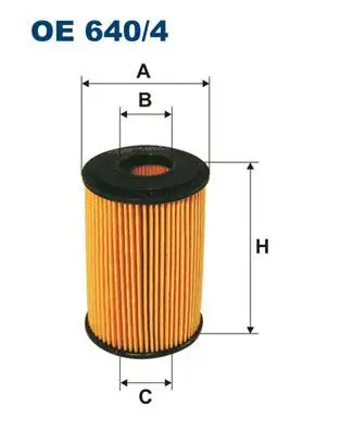 FILTRON OE640/4 Yağ Filtresi resmi