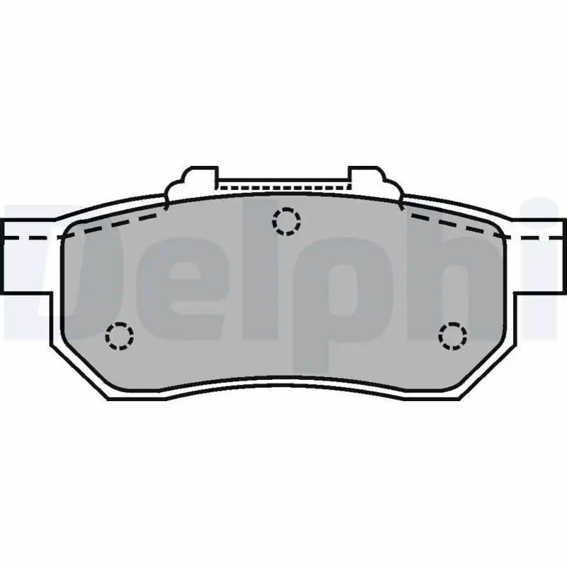 DELPHI LP1456 Arka Fren Balatası resmi