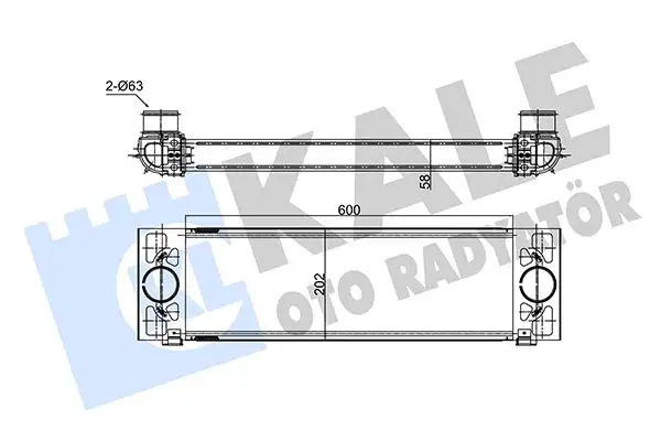 KALE 354140 Turbo Radyatörü resmi