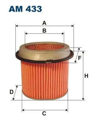 FILTRON AM433 Hava Filtresi resmi
