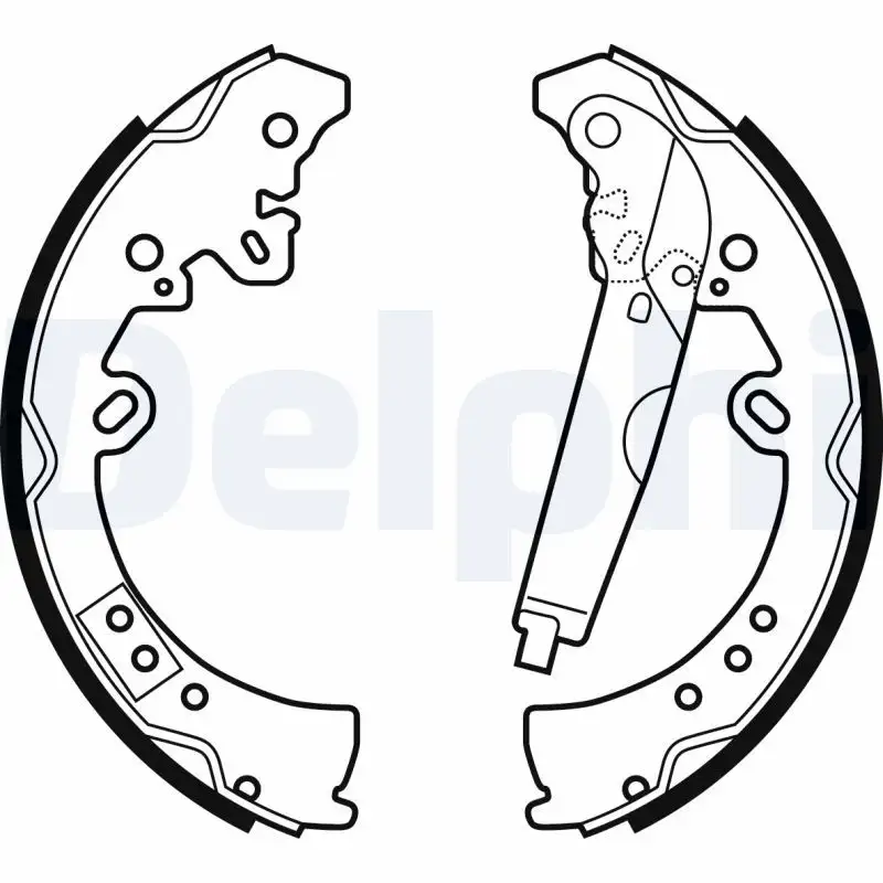 DELPHI LS2039 Arka Fren Balatası resmi