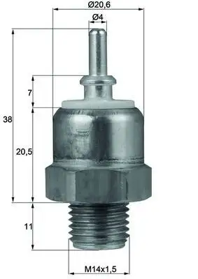 MAHLE TSW45 Fan Müşiri A0065459024 resmi