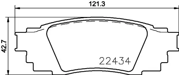 MGA 55681 Arka Fren Balatası 446648160 resmi