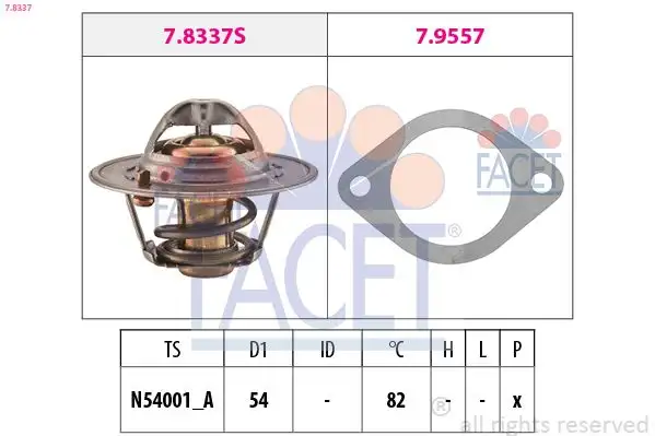 FACET 7.8337 Termostat 8970628180 resmi
