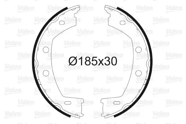 VALEO 564198 El Fren Balatası LR001020 resmi