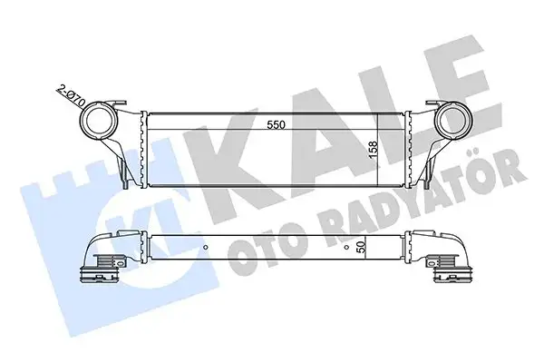 KALE 344845 Turbo Radyatörü 17517791231 resmi