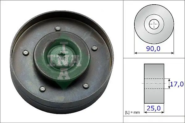 INA 532069410 Alternatör Gergi Rulmanı 06H903341D resmi