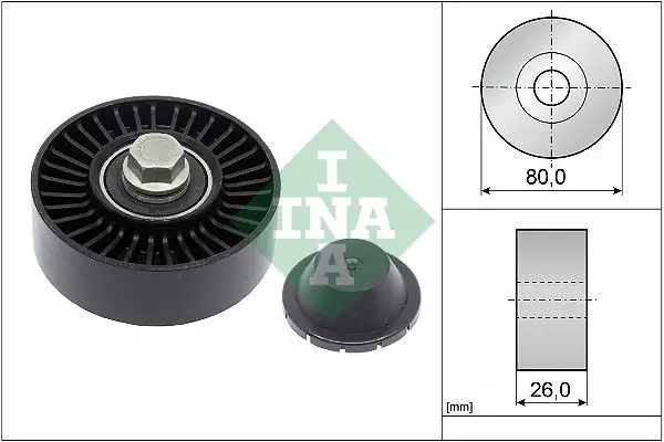 INA 532051210 Alternatör Gergi Rulmanı 11287535860 resmi