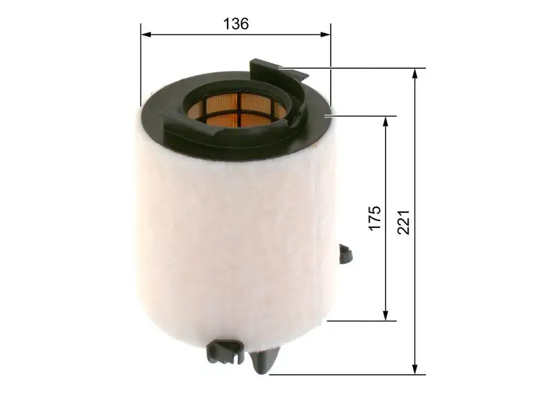 BOSCH 1457433576 Hava Filtresi resmi