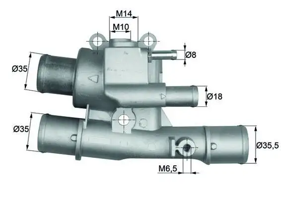 MAHLE TI12488 Termostat resmi