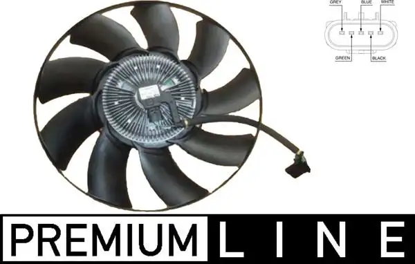 MAHLE CFF476000P Fan Motoru LR095536 resmi