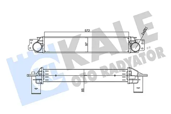 KALE 356235 Turbo Radyatörü 96629070 resmi