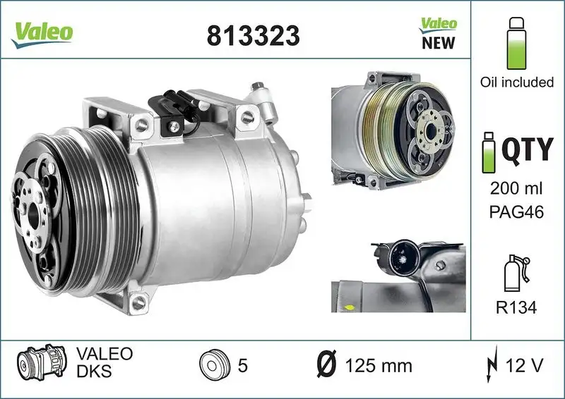 VALEO 813323 Klima Kompresörü resmi