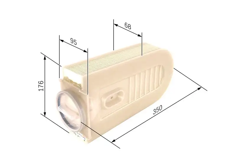 BOSCH F026400432 Hava Filtresi A6510940104 resmi