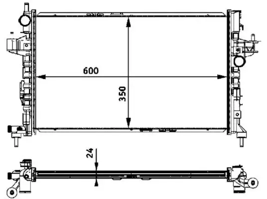 MAHLE CR422000S Radyatör resmi