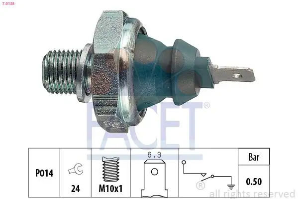 FACET 7.0138 Yağ Müşiri 030919081C resmi