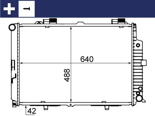 MAHLE CR318000S Radyatör resmi