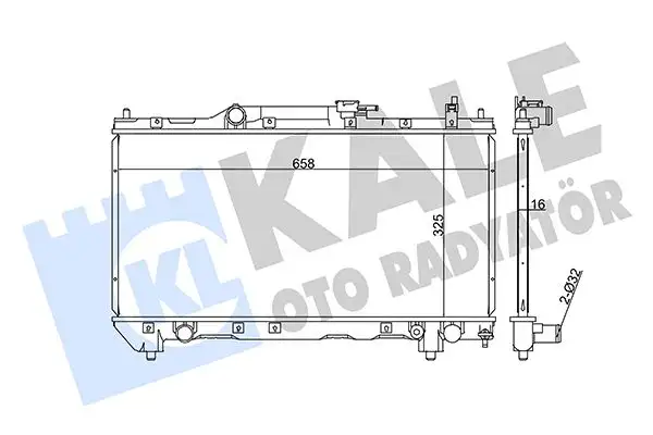 KALE 351965 Radyatör 1640002310 resmi