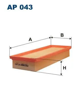 FILTRON AP043 Hava Filtresi resmi