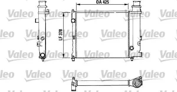 VALEO 883774 Radyatör resmi