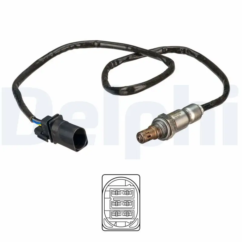 DELPHI ES21204-12B1 Oksijen Sensörü 04L906262E resmi