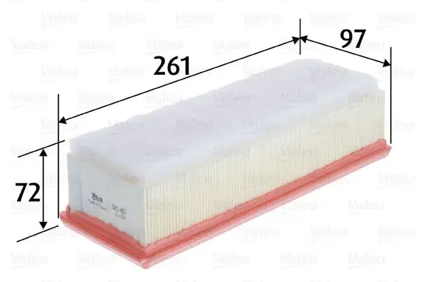 VALEO 585417 Hava Filtresi 8200985420 resmi